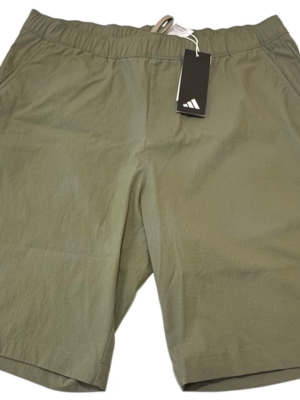 New adidas Men's Ripstop 9 " Golf Shorts - Olive green - Size M (Run Small)